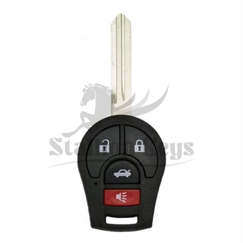 2003-2019 Nissan Sentra / Versa / 4-Button Remote Head Key / CWTWB1U751 / NON-TRANSPONDER / AFTERMARKET 2003-2019 Nissan Sentra / Versa / 4-Button Remote Head Key / CWTWB1U751 / NON-TRANSPONDER / AFTERMARKET